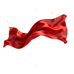 飘扬红旗特效设计元素