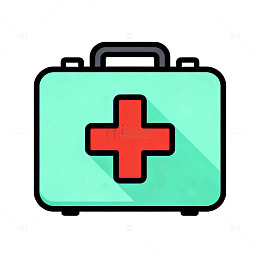 简约医疗箱图标设计素材