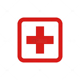 红十字标志简洁图标