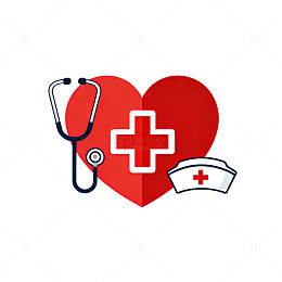 医疗图标心形设计