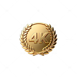 金色4K奖牌标志设计元素