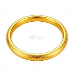 金戒指写实装饰元素