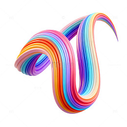 彩虹色流体抽象艺术图案设计素材