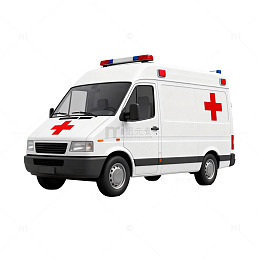 救护车医疗运输工具图片