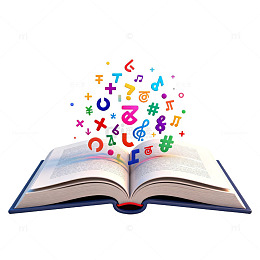 知识飞翔书本创意插画