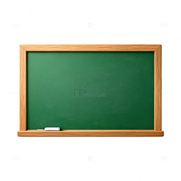 简约木质黑板教学用具