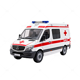 救护车模型医疗急救车