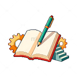 像素风格学习工具图标