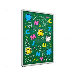 卡通猫咪字母装饰画