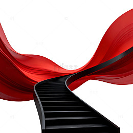 动感钢琴曲线艺术创意图