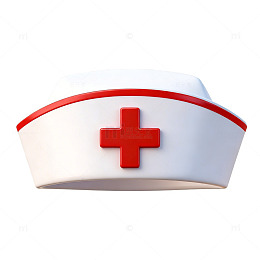 红十字护士帽图标设计元素