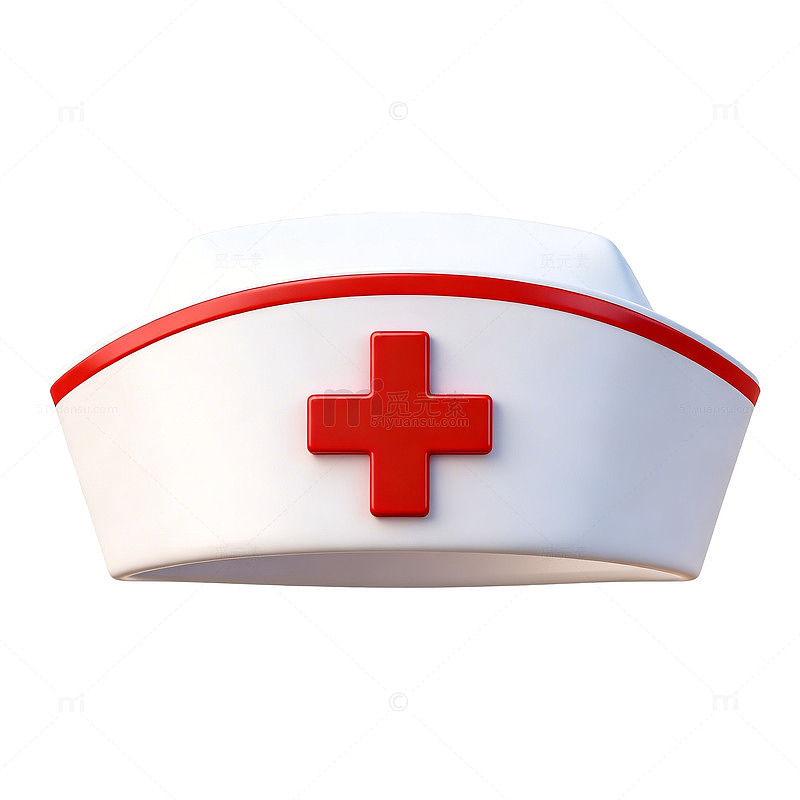 红十字护士帽图标设计元素