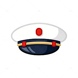 海军帽卡通图标