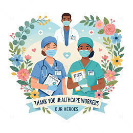 医护英雄感谢海报设计素材