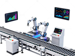 智能工厂机器人生产线设计图