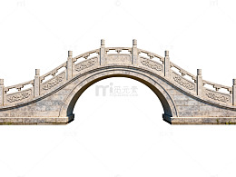 古典石桥建筑元素图案