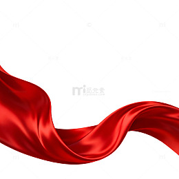 红色丝绸流动图案设计素材