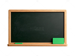简约黑板教学工具素材