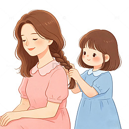 母女情深漫画温馨场景