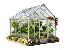 玻璃温室花园设计