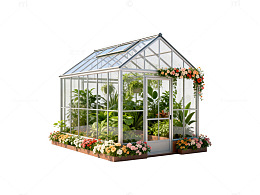 温室花园绿植装饰设计