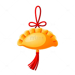 金色福袋吉祥装饰图案