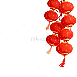 喜庆中国风红灯笼设计元素