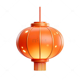 中国风红灯笼节日装饰元素