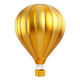 金热气球3D模型