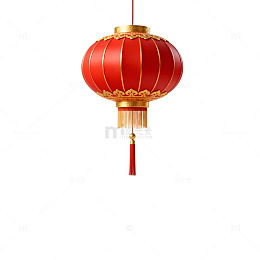 传统中国风红灯笼图案设计素材