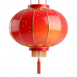 红色喜庆中国灯笼装饰素材