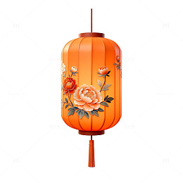 中国风情灯笼插画