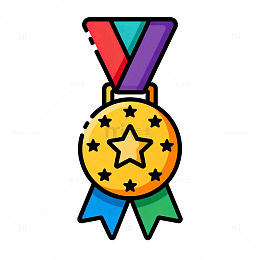 卡通奖牌图标设计元素