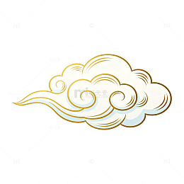 传统云纹图案矢量设计元素