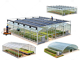 现代化温室农业系统图解