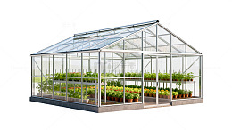 玻璃温室园艺设计素材