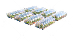 现代化温室农业布局图