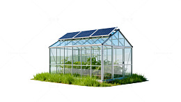 绿色温室环保科技展示图