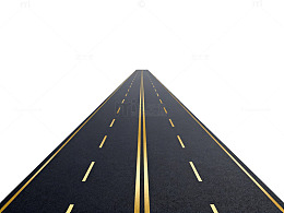 公路透视图设计素材