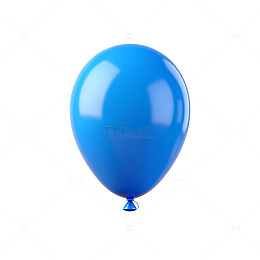 蓝色气球卡通素材