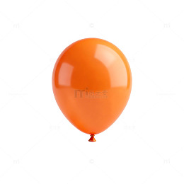 简约橙色气球3D模型