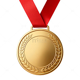 金色奖牌荣誉表彰奖品