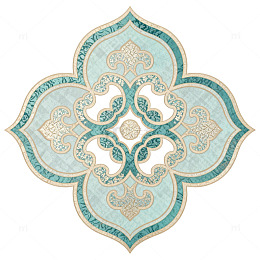 东方花纹图案设计素材