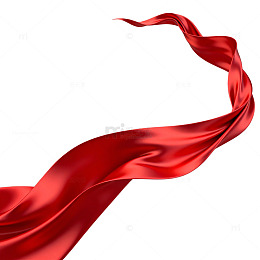 飘逸红绸动态效果素材