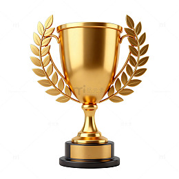 金色奖杯荣耀象征