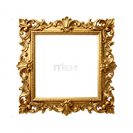 金色复古画框装饰画框