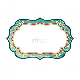 复古边框装饰图案设计素材