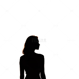 剪影人像夕阳美景