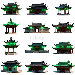 古风建筑模型合集