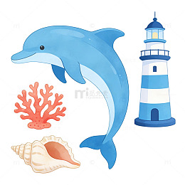 海洋主题卡通简约